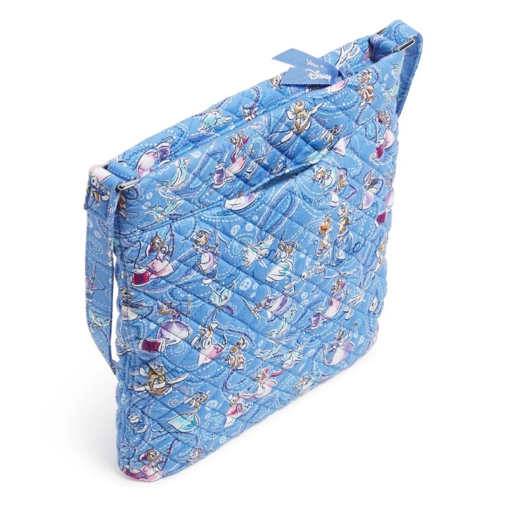 Vera Bradley x Disney | Triple Zip Hipster Crossbody Cinderella Paisley Friends - Picture 3 of 11